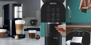 Your coffee in one single gesture thanks to its active slider. Atelier Krups Nespresso Machine With Milk Frother Nespresso