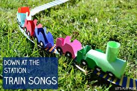 Train Songs Down At The Station Let S Play Music Training Songs Music For Kids Transportation Preschool