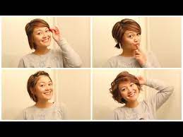 If your hair is curly, short, or especially textured. Easy Hairstyles When Growing Out Your Hair Youtube