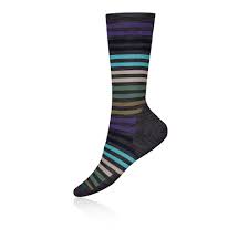 Details About Smartwool Mens Smartwool Spruce Street Crew Socks Blue Grey Purple Sports