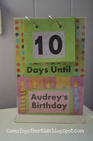 Birthday Countdown Flip Chart Birthday Countdown Birthday