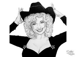 Country singer dolly parton poses for a portrait session in 1978 in los angeles, california. Dolly Drawing Black Hat By Katherine Killeffer On Dribbble