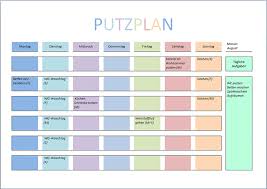 Wenn die pflicht zur treppenhausreinigung mieter ordnungsgemäß im mietvertrag verankert wurde, muss ein genauer putzplan erstellt rechtlicher hinweis zu den vorlagen: Putzplan Vorlage Fur Singles Paare Familie Wg Putzplan Planer Aufgabenliste