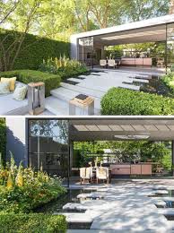 Lg Hausys Solid Surface And Lg Electronics Have Collaborated With Landscape Architect Hay Joung Hwang To Create A Moder Patio Stones City Garden Modern Garden