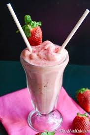 calories in strawberry shake daily