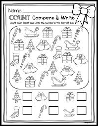 December Morning Seat Work In Kindergarten Free Week Keeping My Kiddo Busy Christmas Kindergarten Christmas Math Kindergarten Freebies