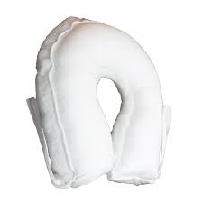 Cuscino a fibra cava siliconata cuscino per la seduta antidecubito con fodera in cotone, imbottito con fiocco poliestere siliconato. Cuscino Antidecubito A Ferro Di Cavallo Ox Consistenza Morbida 44 X 9 X 15