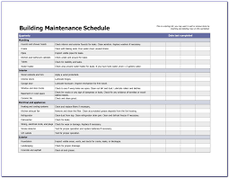 Easily record building exterior and interior, electrical equipment, plumbing, roof, and other site issues with this checklist. Building Maintenance Schedule Excel Template Home Maintenance With Home Maintenance Spreadsheet Vincegray2014