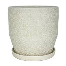 4.6 out of 5 stars with 7 ratings. Trendspot 12 In Rivage White Ceramic Planter The Home Depot Canada