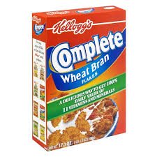 Kellogg S All Bran Complete Cereal Wheat Bran Flakes