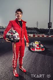 Leclerc finished in third place, but stewards had already placed his ferrari under investigation before the race had even started. Charles Leclerc In A Kart The Ferrari F1 Driver In Lonato With Birel Art