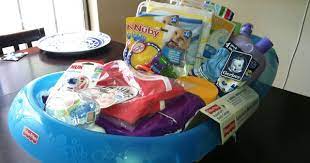 This ultimate baby gift set comes wrapped up in a baby bath tub. Pin On Gift Baskets Gotta Love Them