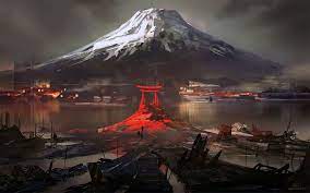 En Route To The Final Frontier The Best Of The Superb Sci Fi Digital Artworks By Nicolas Bouvier Japan Landscape Japanese Landscape Landscape Wallpaper