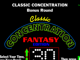 In 1985, mark goodson productions was set to launch an Classic Concentration Fantasy Game To14 Com Play Now