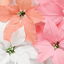 Lovely Christmas Crepe Paper Flowers Poinsettia By Susa Beech A Petal Unfolds Paper Flowers Paper Flowers Diy Paper Roses