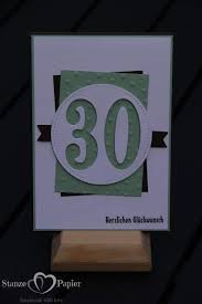 Stanzeherzpapier 30 Geburtstag In 2020 Geburtstagskarte Gluckwunschkarte Geburtstag Geburtstagskarte Basteln 30