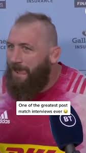 “I don’t even know what I’m saying” 😆 #rugby #joemarler #interview