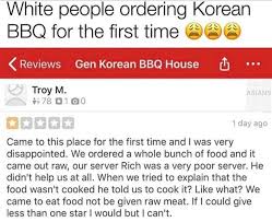 Voucher is only redeemable via the chope . White People Trying Korean Bbq For The First Time Facepalm
