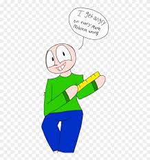 Not who should not know! Baldi By Circuspaparazzi5678 Cartoon Free Transparent Png Clipart Images Download