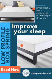 What Is A Low Profile Box Spring Pros Cons Sleepy Center Box Spring Box Spring Bed Sleep Solutions