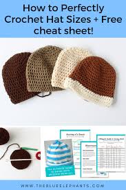 how to crochet hat sizes in 3 easy steps hat sizing freebie