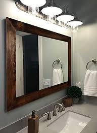 Lately, i've found the need for a full length mirror in our bathroom, which inspired this diy wood framed mirror. Amazon Com Shiplap Rustic Wood Framed Mirror 20 Stain Colors Large Wall Mirror Rustic Barnwood Style Bathroom Vanity Mirror Rustic Bathroom Decor Reclaimed Styled Wood Frame Mirror For Wall Handmade