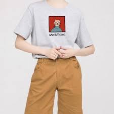 Studied at kask ghent (mfa in drawing) and at academy of fine arts novi sad (mfa in painting). Sad But Cool Graphic Short Sleeve T Shirt Prod Bldg