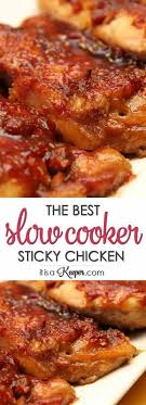 From appetizers to side dishes to soups and entrees, you can let the slow cooker do all the work for you. Slow Cooker Sticky Chicken This Easy Recipe Is One Of The Best Crock Pot Recipes For Chi Chicken Crockpot Recipes Best Crockpot Recipes Crockpot Recipes Easy