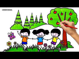15+ mewarnai gambar anak sd kelas 2 pics.mewarnai 4 sehat 5 sempurna makanan pinterest indonesia 14 gambar mewarnai pinguin anak tkpaud dan sd marimewarnaicom via marimewarnai.com. Cara Menggambar Dan Mewarnai Anak Anak Sedang Bermain Di Taman Youtube