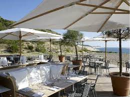 Terrace At La Co O Rniche Pyla Sur Mer France Cafe Interior Design Outdoor Decor Ocean View Restaurant