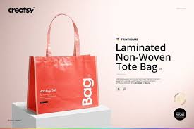 Download Laminated Non Woven Tote Bag Mockups Woven Tote Bag Tote Bag Bag Mockup