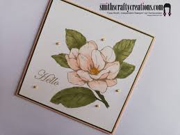 Add the artwork to the center box and the card's description into the text box. Make It Monday 53 Good Morning Magnolia Handmade Card Idea Smiths Crafty Creations