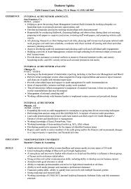 For an internal audit role, you need to focus both on your professional qualifications and skills as well as your prior work experience. Internal Audit Senior Resume Samples Velvet Jobs