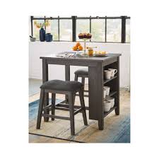 Signature Design By Ashley Caitbrook Gray Rectangular 3 Piece Dining Room Counter Height Table Set Walmart Com In 2020 Counter Table Set Counter Height Dining Room Tables Counter Height Table Sets