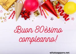 Quindi, per i tuoi 80 anni, ti prego di . Buon Compleanno 80 Anni Auguri Frasi E Immagini Piu Belle