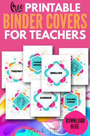 Here are the pages you'll get to enjoy: Free Printable Binder Covers For Teachers To Organize Students Sarah Titus From Homeless To 8 Figures