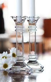 Free shipping for many products! Marquis By Waterford Crystal Treviso 8 Crystal Candlesticks Pair Crystal Classics