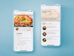 Recipes App Screens Food App Recipes Healthy Spaghetti