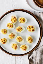 See all eve's guac deviled eggs recipe carrot cake mini stacks with cream cheese frosting recipe bunny cake recipe hot cross buns recipe curried eggs with spinach recipe veggie eggpops recipe see all see all results Tasty Deviled Egg Recipes You Didn T Know You Needed