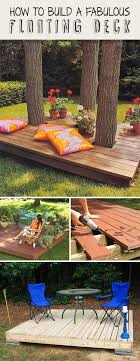 how to build a fabulous diy floating deck the garden glove backyard diy backyard backyard projects