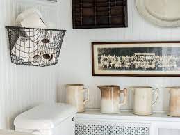 Hang your baskets and admire! Easily Boost Bathroom Storage With Wall Mounted Baskets Hgtv