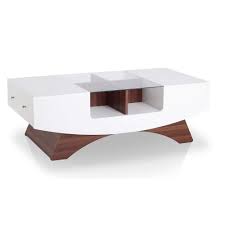 Light bounces off the reflective surfaces of this square coffee. Mclennan Angelic 2 Drawer Contemporary White Coffee Table Arcoh