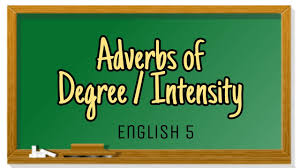 Adverbs provide information about how, where, when, to what degree, or how often an action takes place. Adverb Of Degree Intensity English 5 Virtual Melc Youtube