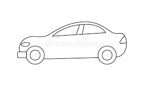 Easy car coloring of plymouth satellite, sport fury, superbird and road runner. Car Coloring Book Transportation To Educate Kids Learn Colors Pages Stock Vector Illustration Of Draw Design 168257037