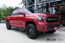 Toyota Tundra With 20in Fuel Maverick Wheels Toyota Tundra Toyota Toyota Trucks