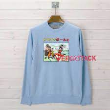 Light, mid, or heavy fabric weight. Dragon Ball Z Light Blue Unisex Sweatshirts Unisex Sweatshirt Sweatshirts Light Blue Sweatshirt