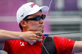 Brady Ellison Us Competes Mens Individual Editorial Stock Photo