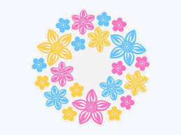 Entdecke jetzt online die traumhaften pandora charms in vielen variationen. Fensterbild Blumenkranz Bastelvorlagen Mit Anleitung