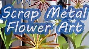 Same day shipping available online! Scrap Metal Flower Yard Art Youtube