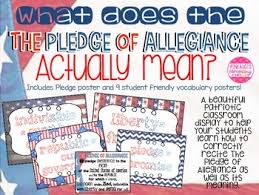 This is a great way for children to memorize the pledge, and for teachers to i. Pledge Of Allegiance What Does It Actually Mean By Pinkadots Elementary